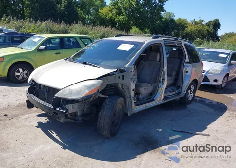 2008 Toyota Sienna Le из США, поврежденный, VIN 5TDZK23C48S105510